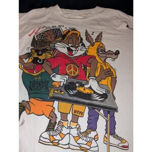 Vintage 1990's Hip Hop Bugs Taz Naughty by Nature T- Shirt. RARE Large Solar-T